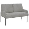 vidaXL Canapele cu pernă 110cm Gri deschis placaj