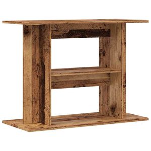 vidaXL Suport pentru acvariu, lemn vechi, 80x35x60 cm, lemn stratificat