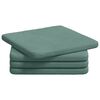 vidaXL Perne de Șezut 4 pcs Verde Mării 40 x 40 x 3 cm Catifea