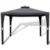 vidaXL Pavilion cu acoperiș, gri închis, 3 x 3 m