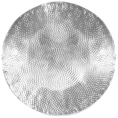 vidaXL Măsuță de cafea, arămiu, 70 x 30 cm, aluminiu bătut cu ciocanul