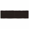 vidaXL Blat masă, 140x40x(2-6) cm, maro, lemn tratat contur organic
