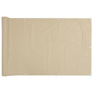 vidaXL Paravan de balcon, bej, 75x300 cm, țesătură oxford