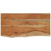 vidaXL Raft perete 60x30x3,8 cm dreptunghiular lemn acacia margine vie