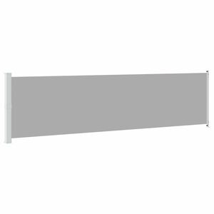 vidaXL Copertină laterală retractabilă de terasă, gri, 614 x 160 cm