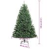 vidaXL Brad de Crăciun artificial cu ramuri articulare Verde 120 cm