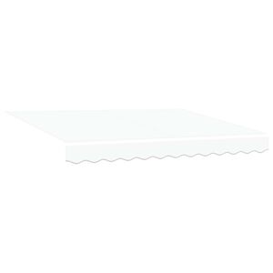 vidaXL Copertină retractabilă Alb 300 x 250 x 165 cm Stofă și Metal