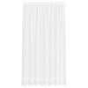 vidaXL Cortină din Dantelă cu perdele Alb 200 x 200 cm Poliester