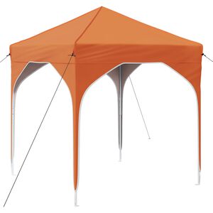 vidaXL Cort de Petrecere Pop-up 194 x 194 x 245 cm Portocaliu