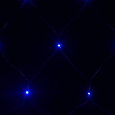 vidaXL Plasă lumini Crăciun, albastru, 4x4 m 544 LED interior/exterior