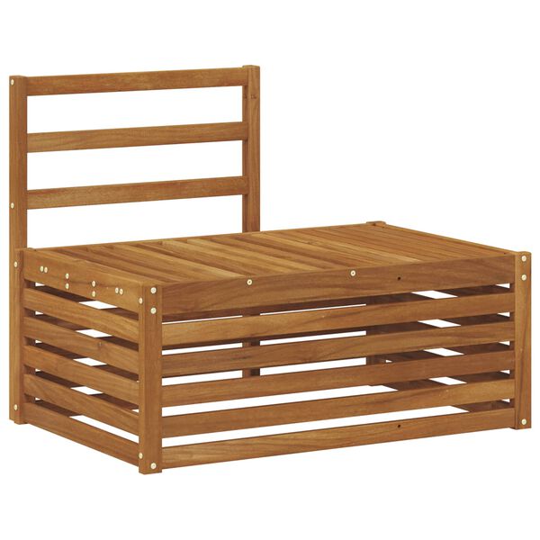 vidaXL Set de canapele de exterior 2 Bucată natural 182,5 x 63 x 73 cm