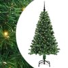 vidaXL Brad de Crăciun artificial Verde 150 cm PVC și Oțel și Plastic