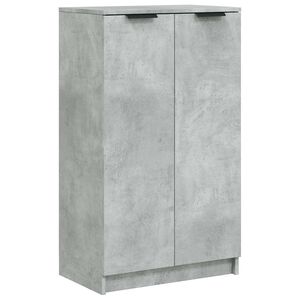 vidaXL Pantofar, gri beton, 59x35x100,5 cm, lemn compozit