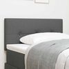 vidaXL Tăblie cap cu headboard Gri închis 80 cm țesătură