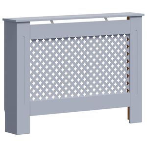 vidaXL Mască pentru calorifer, antracit, 112 x 19 x 81,5 cm, MDF