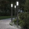 vidaXL St&acirc;lpi iluminatori 3 buc 110 cm oțel inoxidabil IP44