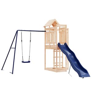 vidaXL Set de joacă pentru exterior, lemn masiv de pin