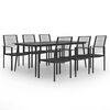 vidaXL Set mobilier de grădină, 7 piese