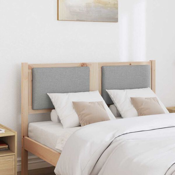 vidaXL Tăblie cap Altele Maro 120 cm Lemn masiv de pin