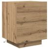 vidaXL Dulap de noapte Stejar Artizanal 45 x 40 x 55 cm Lemn compozit
