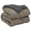 vidaXL Duvet complet pe tot parcursul anului Gri deschis și antracit
