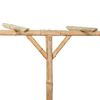 vidaXL Pergolă din bambus 385 x 40 x 205 cm