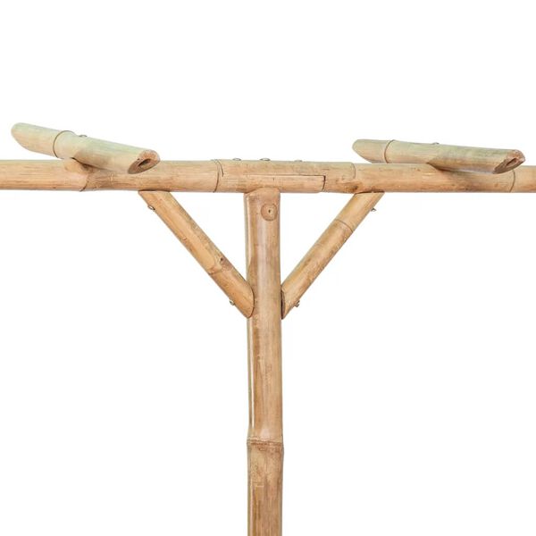 vidaXL Pergolă din bambus 385 x 40 x 205 cm