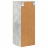 vidaXL Dulap suspendat Gri din beton 30 x 29,5 x 80 cm Lemn compozit