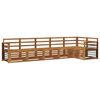vidaXL Seturi de canapele 6 pcs natural Lemn Solid de Acacia