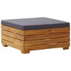 vidaXL Taburet modular cu pernă, 1 buc., lemn masiv de acacia