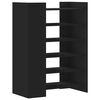 vidaXL Pantofar, negru, 74,5x37,5x100 cm, lemn prelucrat