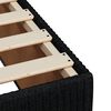 vidaXL Pat box spring cu saltea, negru, 120x190 cm, catifea