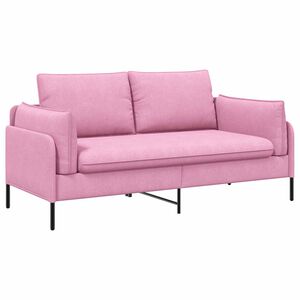 vidaXL Canapea cu 2 locuri Roz 188 x 81 x 89 cm Țesătură