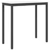 vidaXL Masă de bar Alb 110 x 55 x 105 cm Lemn de pin masiv