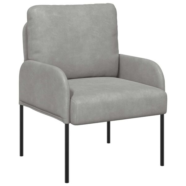 vidaXL Seturi de canapele 3 pcs Gri deschis 115 x 56 x 80 cm placaj