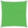 vidaXL P&acirc;nză parasolar, verde deschis, 6x6 m, HDPE, 160 g/m&sup2;