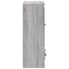 vidaXL Dulap &icirc;nalt, sonoma gri, 60x35,5x103,5 cm, lemn prelucrat
