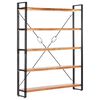 vidaXL Bibliotecă cu 5 rafturi, 140x30x180 cm, lemn masiv de acacia