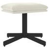 vidaXL Taburet, crem alb, 60x60x36 cm, catifea