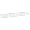 vidaXL Coș gabion cu capac, 1000x50x100 cm, fier galvanizat