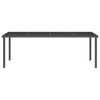 vidaXL Set mobilier de exterior, 9 piese, oțel