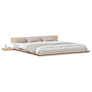 vidaXL Cadru de pat Maro 200 x 200 cm lemn