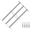 Grilaj de siguranță pentru ferestre cu 3 bare transversale 500-650 mm
