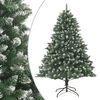 vidaXL Brad de Crăciun artificial cu suport, 210 cm, PVC