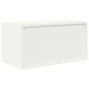 vidaXL Dulap de depozitare Alb 80 x 40 x 40 cm Oțel Laminat la Rece
