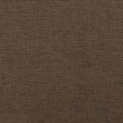 vidaXL Taburet, maro, 60x60x35 cm, material textil