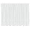 vidaXL Cortină din Dantelă cu perdele Alb 200 x 500 cm Poliester