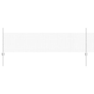 vidaXL Gard din plasă sudată cu st&acirc;lpi 10 x 0,5 m Oțel Galvanizat