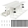 vidaXL Recipient pentru gestionarea cablurilor sub birou 2 pcs Alb
