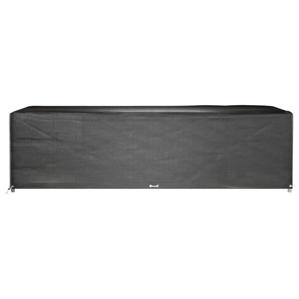 vidaXL Huse mobilier grădină, 2 buc, 16 ocheți, 325x205x90 cm, pătrat